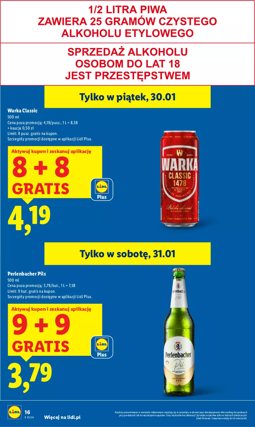 Gazetka promocyjna Lidl - GAZETKA - ważna 29.01 do 31.01.2026 - strona 16 - produkty: Gra, NBA, Warka