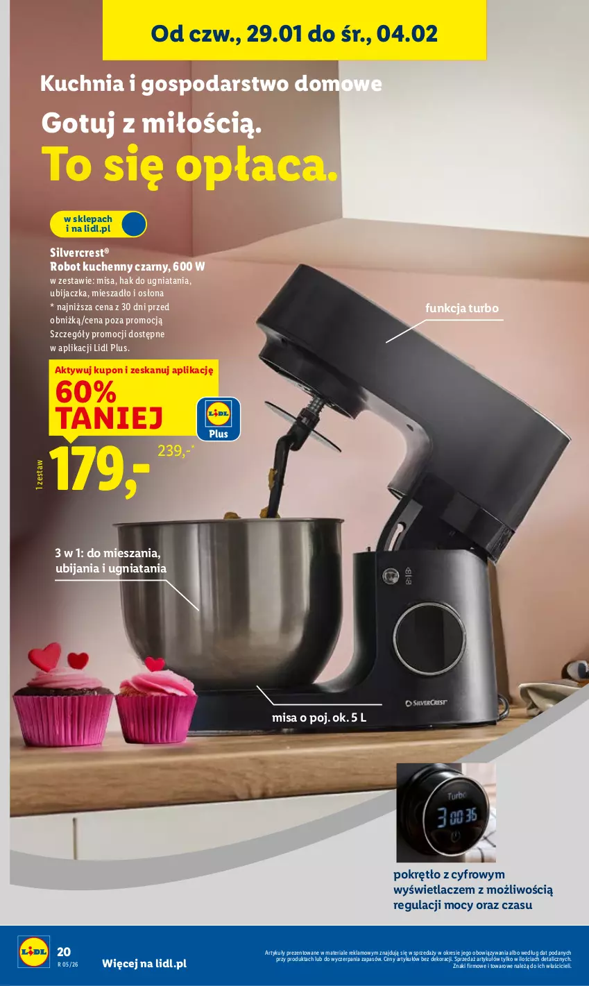 Gazetka promocyjna Lidl - GAZETKA - ważna 29.01 do 31.01.2026 - strona 20 - produkty: Kuchnia, Mieszadło, Robot, Silvercrest