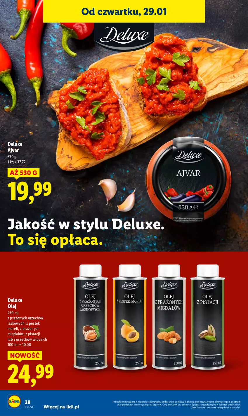 Gazetka promocyjna Lidl - GAZETKA - ważna 29.01 do 31.01.2026 - strona 38 - produkty: Olej, Stek
