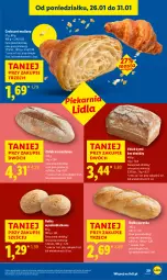 Gazetka promocyjna Lidl - GAZETKA - Gazetka - ważna od 31.01 do 31.01.2026 - strona 29 - produkty: Sok, Croissant, Rogal, Chleb, Bułka