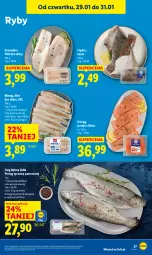 Gazetka promocyjna Lidl - GAZETKA - Gazetka - ważna od 31.01 do 31.01.2026 - strona 37 - produkty: Por, Pstrąg tęczowy, Grenadier, Tusz, Pstrąg, Mintaj