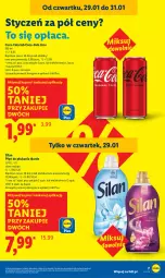 Gazetka promocyjna Lidl - GAZETKA - Gazetka - ważna od 31.01 do 31.01.2026 - strona 7 - produkty: Coca-Cola, Silan, Płyn do płukania