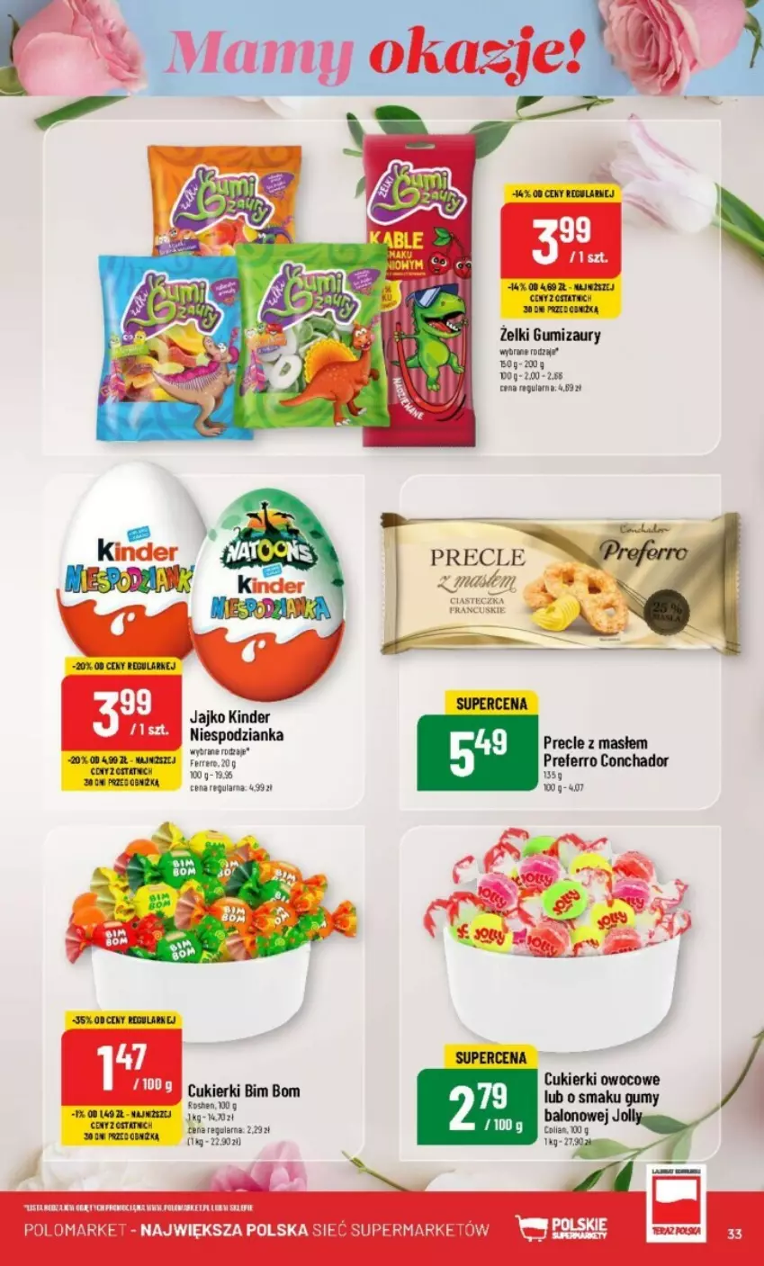 Gazetka promocyjna PoloMarket - ważna 22.05 do 28.05.2024 - strona 27 - produkty: Cukier, Cukierki, Ferrero, Kinder, Precle