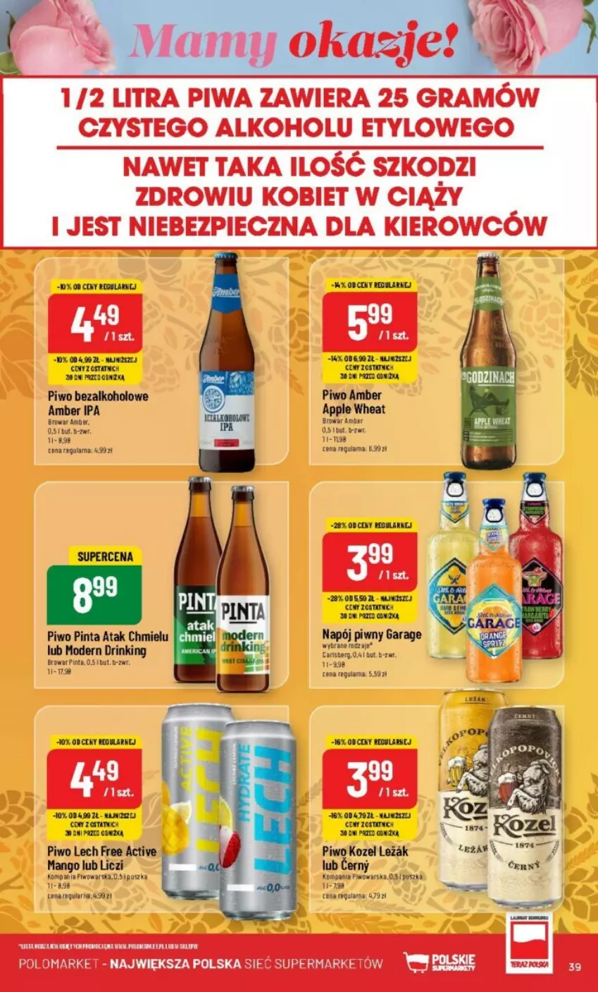 Gazetka promocyjna PoloMarket - ważna 22.05 do 28.05.2024 - strona 33 - produkty: Kozel, Napój, Noż, Piwo