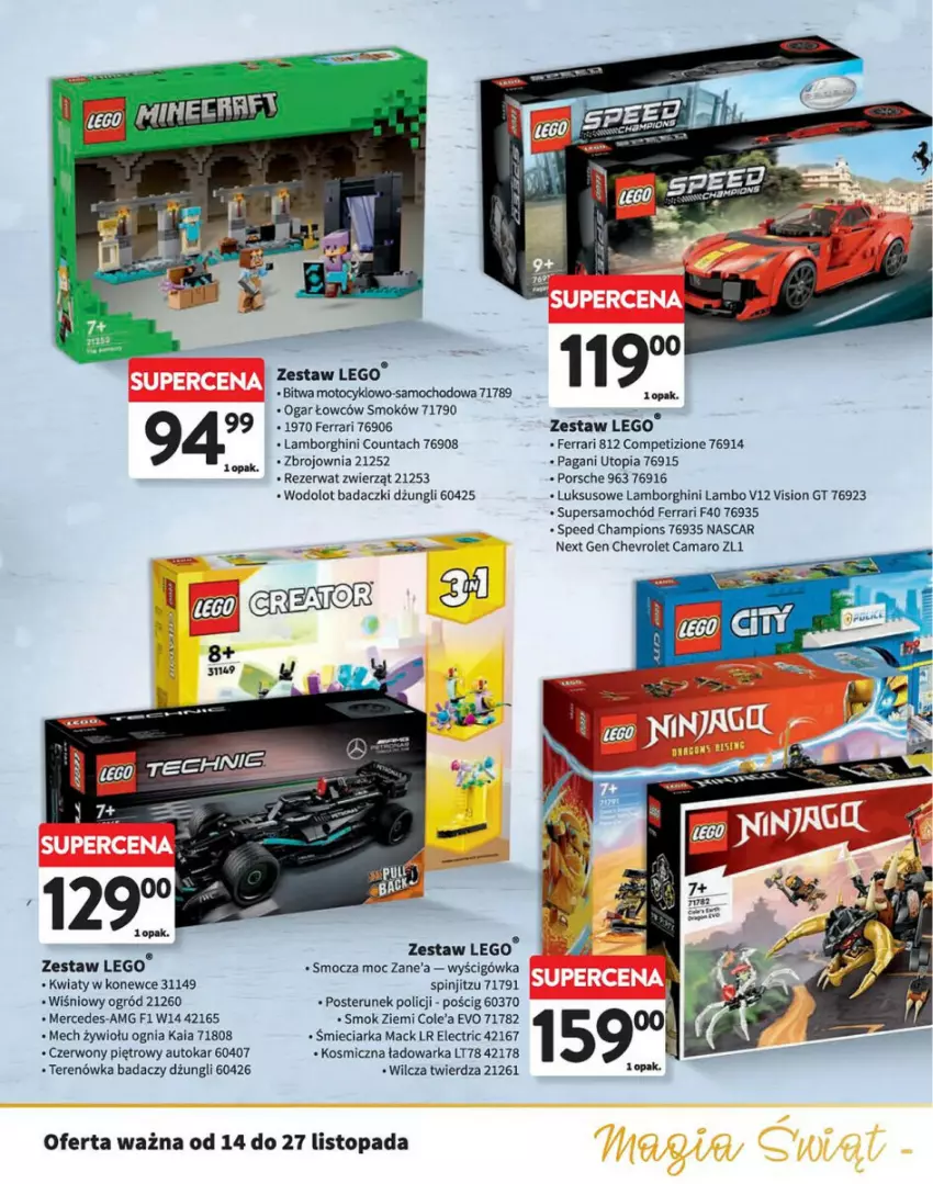 Gazetka promocyjna Intermarche - ważna 14.11 do 27.11.2024 - strona 8 - produkty: LEGO, Odol, Ogród, Por, Posterunek policji, Samochód, Top, Warka