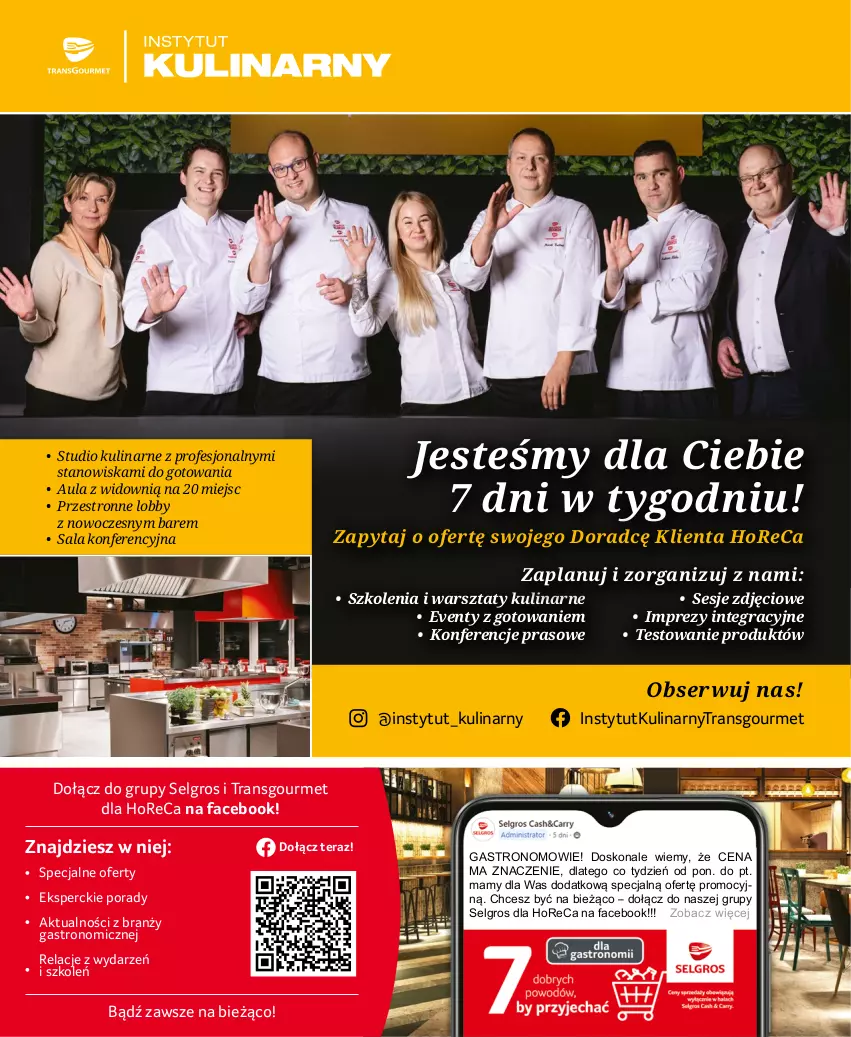 Gazetka promocyjna Selgros - Oferta gastronomiczna - ważna 04.05 do 17.05.2023 - strona 16 - produkty: Fa, Gra, LG, O nas, Por, Ser, Tera, Tran