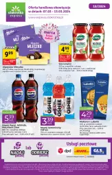 Gazetka promocyjna Stokrotka - Stokrotka Express - Gazetka - ważna od 13.03 do 13.03.2024 - strona 1 - produkty: Lubella, Makaron, Warzywa, Sos, Bell, Mirinda, Pepsi, Mleczko, Napój izotoniczny, Oshee, Owoce, Bella, Napój, Mięso, Milka