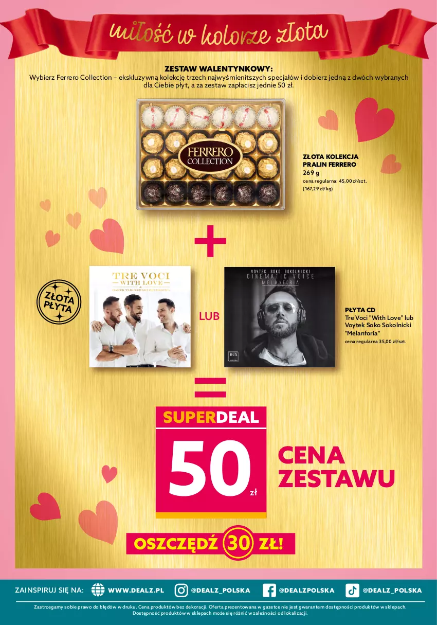 Gazetka promocyjna Dealz - NOWA GAZETKADeaLOVE okazje 💕 - ważna 08.02 do 21.02.2023 - strona 14 - produkty: Ferrero, Płyta, Sok