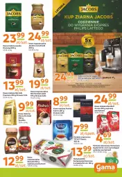 Gazetka promocyjna Gama - Gazetka Gama - Gazetka - ważna od 08.12 do 08.12.2023 - strona 7 - produkty: Kawa rozpuszczalna, Kawa ziarnista, Kawa mielona, Kawa, Tetley, Mocca Fix Gold, Davidoff, Jacobs, Woseba, Herbata, Ogród, Herbapol