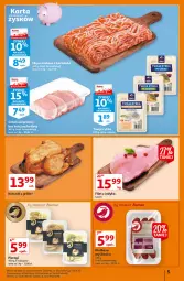 Gazetka promocyjna Auchan - Superoszczędzanie z kartą Skarbonka Supermarkety - Gazetka - ważna od 13.10 do 13.10.2021 - strona 5 - produkty: Kurczak, Pierogi, Mięso mielone, Schab wieprzowy, Grill, Kiełbasa, Mięso