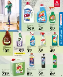 Gazetka promocyjna Selgros - Katalog Sprzątanie - Gazetka - ważna od 24.11 do 24.11.2021 - strona 7 - produkty: Domestos, Mus, Gra, Cif, Ajax, Clin, Kret, Płyn do mycia, Płyn do szyb