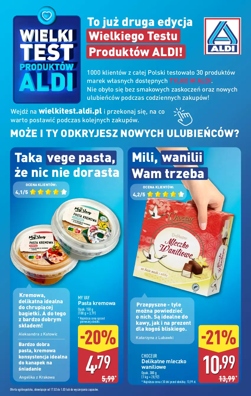 Gazetka promocyjna Aldi - Okazje na weekend - ważna 27.02 do 01.03.2025 - strona 8 - produkty: Koc, Mleczko, Olej