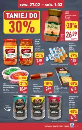 Gazetka promocyjna Aldi - Okazje na weekend - Gazetka - ważna od 01.03 do 01.03.2025 - strona 5 - produkty: Ser topiony, Kawa rozpuszczalna, Top, Ser, Gry, Cukier, Kawa, Rolada Ustrzycka, Rolada, Pudliszki, Cukierki, Jacobs, Danie gotowe