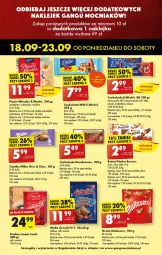 Gazetka promocyjna Biedronka - Od poniedzialku - Gazetka - ważna od 23.09 do 23.09.2023 - strona 15 - produkty: Ciastka, Ser, Praliny, Lindor, Wafle, Mleczko, Czekolada, Ptasie mleczko, Baton, Kakao, Lindt, Milka