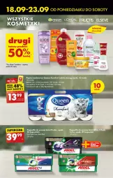 Gazetka promocyjna Biedronka - Od poniedzialku - Gazetka - ważna od 23.09 do 23.09.2023 - strona 48 - produkty: Elseve, Papier, Klej, Papier toaletowy, Mleczko, Garnier, Odżywka, Ariel, Kapsułki do prania, Control, Fa