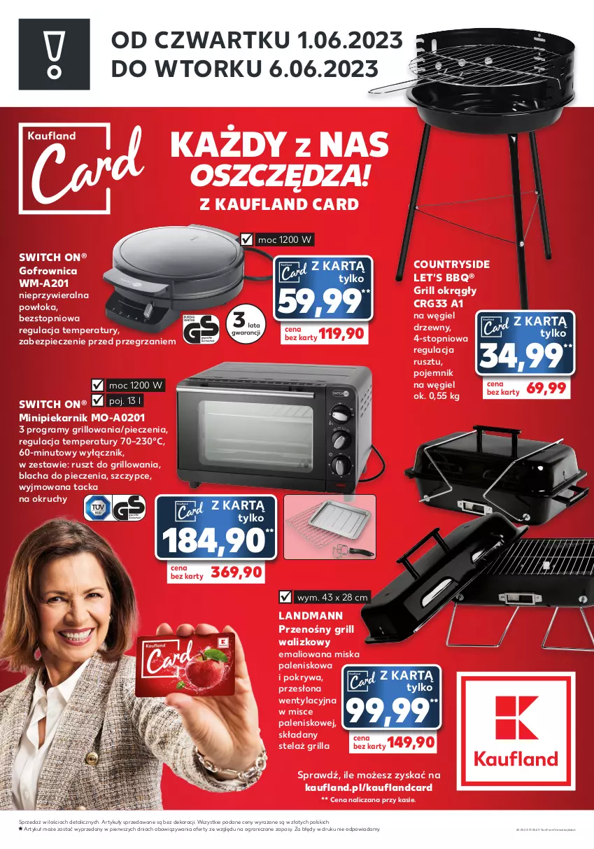 Gazetka promocyjna Kaufland - Zapowiedź oferty - ważna 25.05 do 31.05.2023 - strona 2 - produkty: Blacha do pieczenia, Gofrownica, Gra, Grill, Minipiekarnik, Miska, Palenisko, Piec, Piekarnik, Pojemnik, Pokrywa, Szczypce, Top, Węgiel drzewny