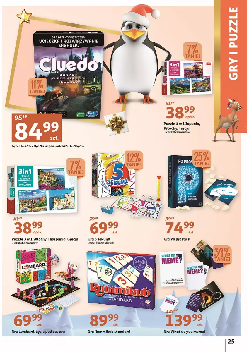 Gazetka promocyjna Auchan - Katalog MAGIA zabawek i dekoracji! - ważna 10.11 do 23.11.2022 - strona 25 - produkty: 5 Sekund, Dzieci, Gra, Puzzle, Rum
