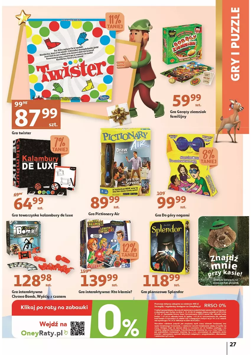 Gazetka promocyjna Auchan - Katalog MAGIA zabawek i dekoracji! - ważna 10.11 do 23.11.2022 - strona 27 - produkty: Chrono bomb, Gra, Jaja, Tera