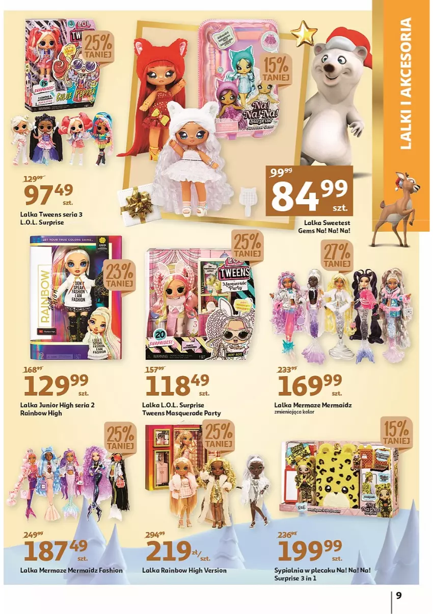 Gazetka promocyjna Auchan - Katalog MAGIA zabawek i dekoracji! - ważna 10.11 do 23.11.2022 - strona 9 - produkty: L.O.L., Lalka, Plecak, Ser, Sypialnia