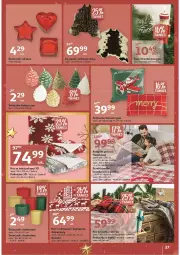 Gazetka promocyjna Auchan - Katalog MAGIA zabawek i dekoracji! - Gazetka - ważna od 23.11 do 23.11.2022 - strona 37 - produkty: Koc, Dywanik, Pościel, Poduszka dekoracyjna, Kawa, Prześcieradło, Komplet pościeli, Ariel, Poduszka, Dywan