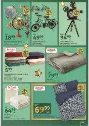 Gazetka promocyjna Auchan - Katalog MAGIA zabawek i dekoracji! - Gazetka - ważna od 23.11 do 23.11.2022 - strona 55 - produkty: Ręcznik kąpielowy, Por, Koc, Velvet, Wełna, Ręcznik, Rower, Zegar, Poduszka