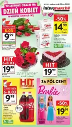Gazetka promocyjna Intermarche - Gazetka - ważna od 12.03 do 12.03.2025 - strona 1 - produkty: Ser, Tulipan, Raffaello, Coca-Cola, Barbie, Bukiet, Ferrero, Fanta, Sprite, Goal, Lalka, Fa