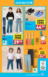 Gazetka promocyjna Aldi - Artykuły przemysłowe i tekstylia - Gazetka - ważna od 25.08 do 25.08.2024 - strona 5 - produkty: Top, Buty, Szczoteczka do zębów, Dzieci, Szczoteczka, K2