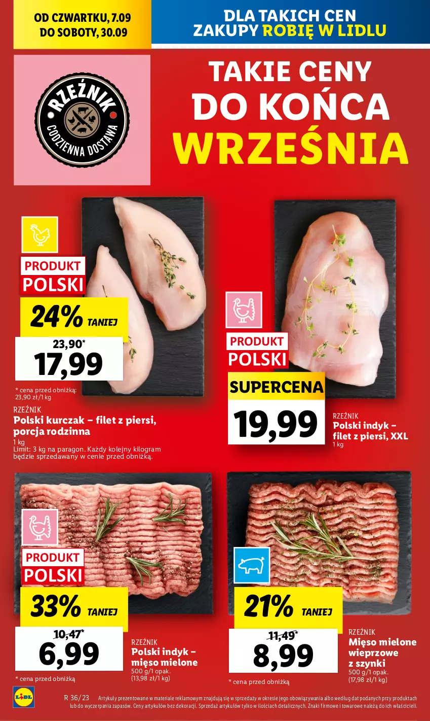 Gazetka promocyjna Lidl - GAZETKA - ważna 06.09 do 09.09.2023 - strona 8 - produkty: Gra, Kurczak, Mięso, Mięso mielone, Olej, Por