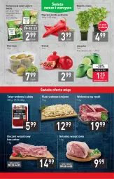 Gazetka promocyjna Stokrotka - Market - Gazetka - ważna od 04.01 do 04.01.2022 - strona 3 - produkty: Gra, Papryka słodka, Papryka, Granat, Tatar wołowy, Kosz, Kiwi, Sałat, Rosół, Limonka, Boczek, Wołowina, Bazyl, Bazylia, Flaki, Golonka wieprzowa, Flaki wołowe, Mięta, Boczek wieprzowy