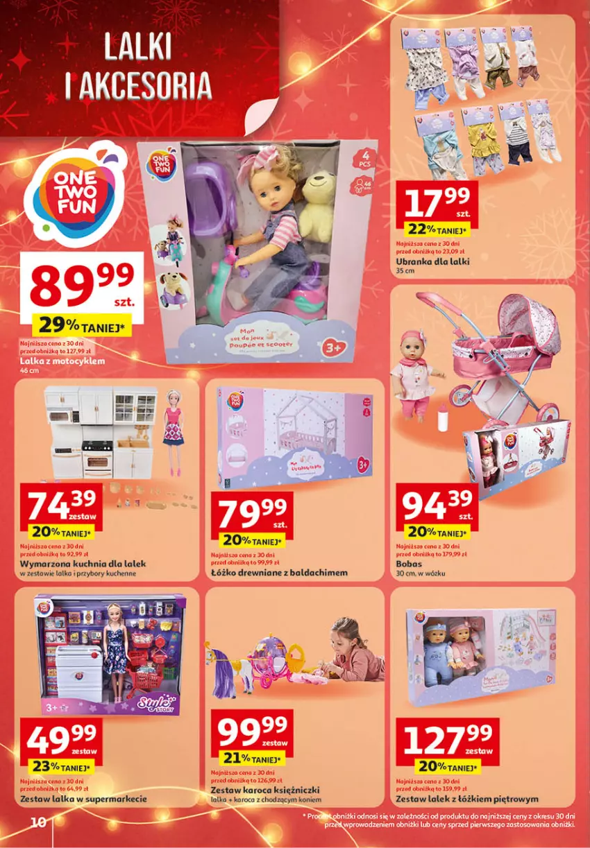 Gazetka promocyjna Auchan - Katalog Zabawki Święta jak babcię kocham Hipermarket - ważna 06.11 do 26.11.2025 - strona 10 - produkty: Baldachim, Fa, Gra, Kuchnia, Lalka, Przybory kuchenne