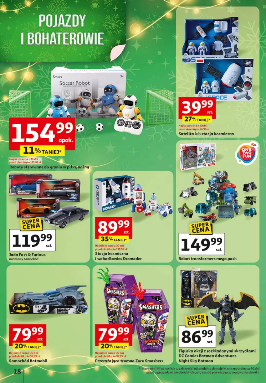 Gazetka promocyjna Auchan - Katalog Zabawki Święta jak babcię kocham Hipermarket - ważna 06.11 do 26.11.2025 - strona 18 - produkty: Fa, Gra, Mobil, Noż, Robot, Rum, Samochód, Ser