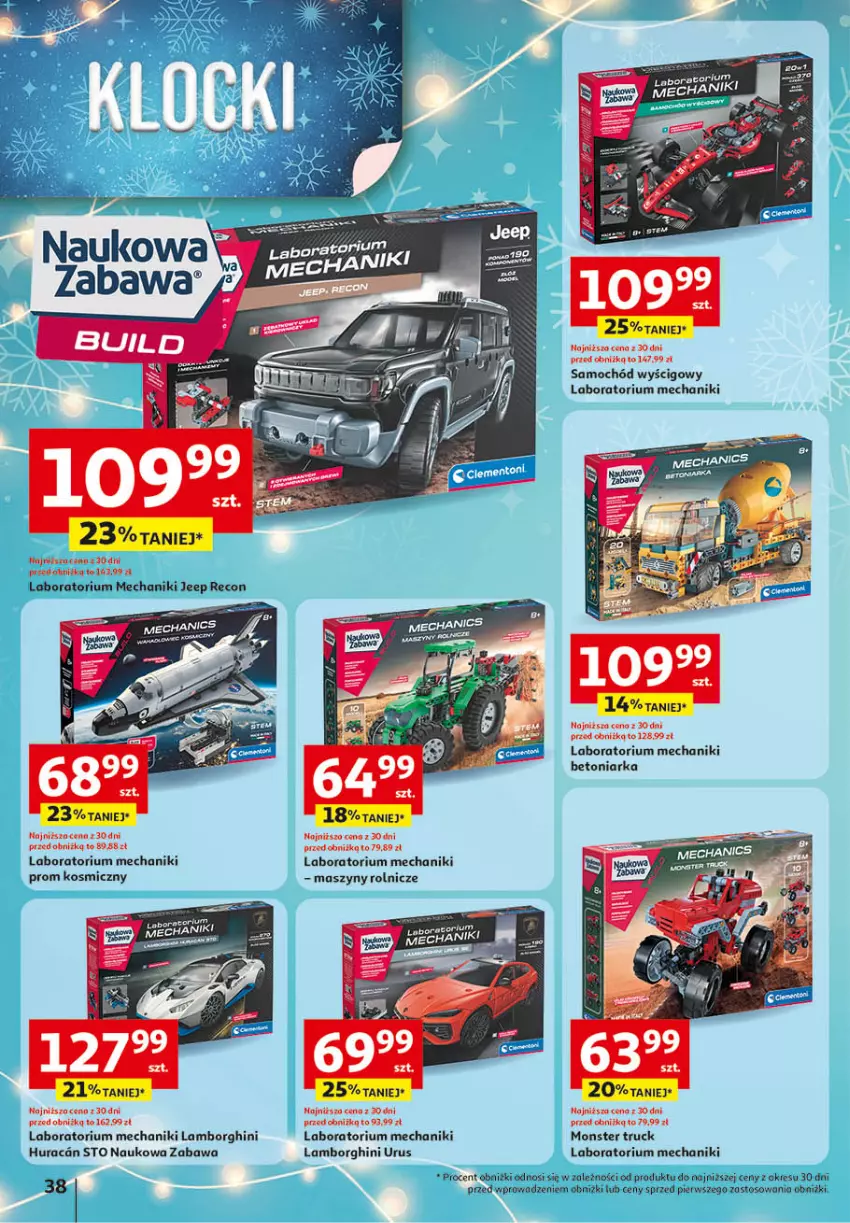 Gazetka promocyjna Auchan - Katalog Zabawki Święta jak babcię kocham Hipermarket - ważna 06.11 do 26.11.2025 - strona 38 - produkty: Monster truck, Samochód, Szyny
