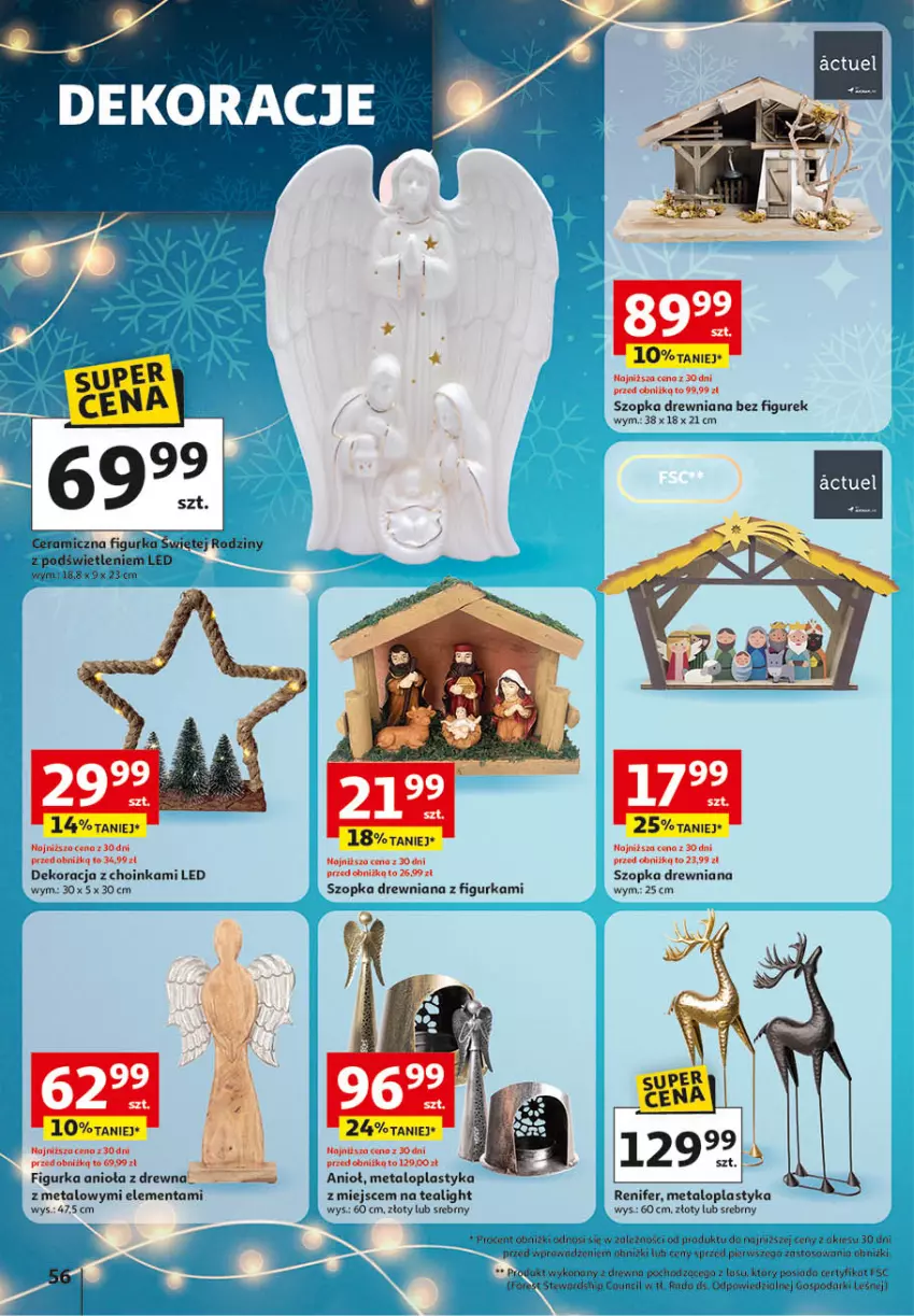 Gazetka promocyjna Auchan - Katalog Zabawki Święta jak babcię kocham Hipermarket - ważna 06.11 do 26.11.2025 - strona 56 - produkty: Choinka, Inka, Renifer