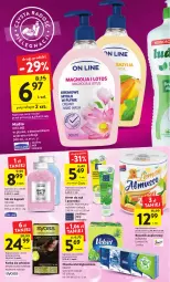 Gazetka promocyjna Intermarche - Gazetka Intermarche - Gazetka - ważna od 18.01 do 18.01.2023 - strona 34 - produkty: Sól, Por, Mus, Papier, Krem do rąk, Velvet, Ręcznik, Chusteczki, Syoss, Sól do kąpieli, Mydło, Dozownik, Oleo, Farba do włosów, Fa