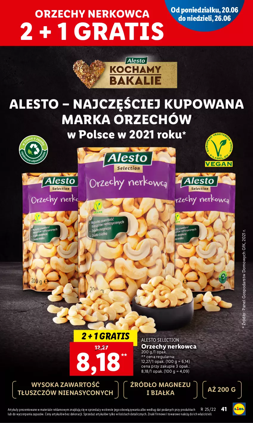 Gazetka promocyjna Lidl - GAZETKA - ważna 20.06 do 22.06.2022 - strona 41 - produkty: Gra, Magnez, Sok