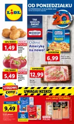 Gazetka promocyjna Lidl - GAZETKA - Gazetka - ważna od 22.06 do 22.06.2022 - strona 1 - produkty: Por, Parówki, Ziemniaki, Boczek bez kości, Pizza, PIKOK, Mleczko, Ptasie mleczko, Boczek, E. Wedel, Waga, Pomidory
