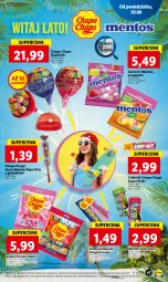Gazetka promocyjna Lidl - GAZETKA - Gazetka - ważna od 22.06 do 22.06.2022 - strona 47 - produkty: Cukier, Chupa Chups, Lody, Mentos, Cukierki, Lizaki
