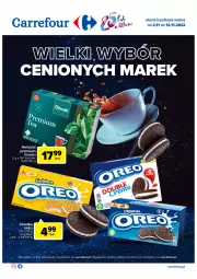 Gazetka promocyjna Carrefour - Gazetka Wielki wybór cenionych marek - Gazetka - ważna od 12.11 do 12.11.2022 - strona 1 - produkty: Ciastka, Dilmah, Herbata, Oreo