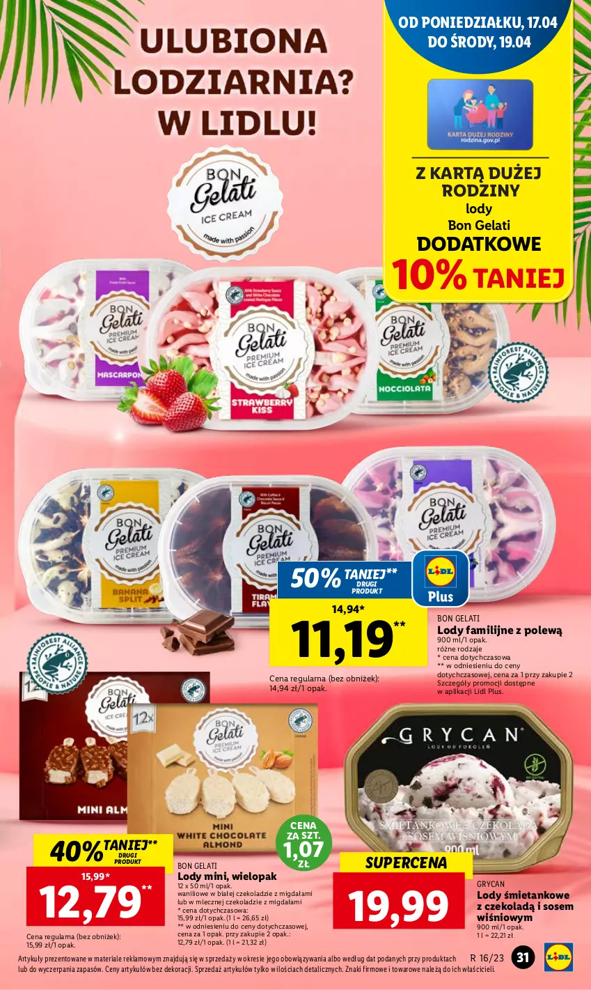 Gazetka promocyjna Lidl - GAZETKA - ważna 17.04 do 19.04.2023 - strona 39 - produkty: Chleb, Fa, Gry, Lody, Sos