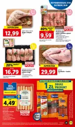 Gazetka promocyjna Lidl - GAZETKA - Gazetka - ważna od 19.04 do 19.04.2023 - strona 31 - produkty: Kurczak, Perliczka, Mięso mielone, Pur, Parówki, Tusz, Tarczyński, Kabanos, Mięso