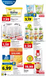Gazetka promocyjna Lidl - GAZETKA - Gazetka - ważna od 19.04 do 19.04.2023 - strona 32 - produkty: Rycki Edam, Serek puszysty, Ser, Por, Pur, Gra, Salami, Rama, Jogurt, Serek, Pilos, Margaryna, Edam, Smoothie, Ser salami, Mango