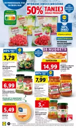 Gazetka promocyjna Lidl - GAZETKA - Gazetka - ważna od 19.04 do 19.04.2023 - strona 42 - produkty: Kurczak, Hummus, Warzywa, Sos, Mus, Dżem, Wazon, Pesto, Pulpety, Owoce, Pudliszki, Dania gotowe, Fa