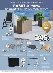 Gazetka promocyjna Jysk - Oferta tygodnia - Gazetka - ważna od 07.03 do 07.03.2023 - strona 5 - produkty: Por, Papier, Stół, Parasol, Szafka, Kwietnik, Krzesło, Siedzisko, Poduszka, Olej