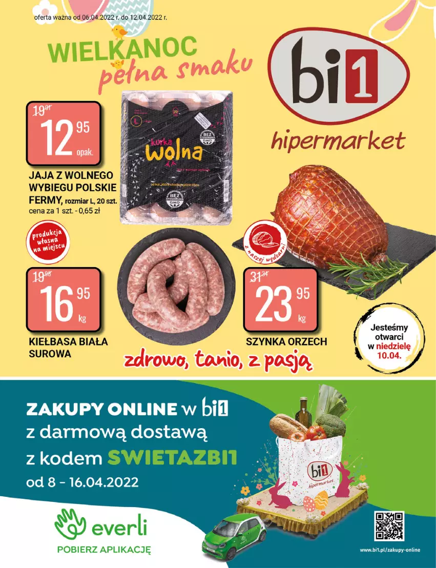 Gazetka promocyjna Bi1 - Wielkanoc pełna smaku - ważna 06.04 do 12.04.2022 - strona 1