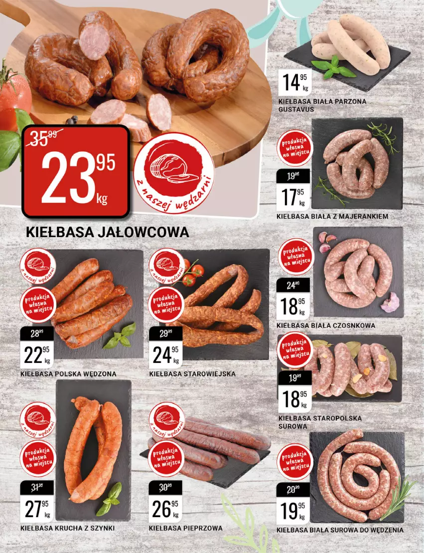 Gazetka promocyjna Bi1 - Wielkanoc pełna smaku - ważna 06.04 do 12.04.2022 - strona 6 - produkty: Kiełbasa, Kiełbasa biała, Kiełbasa krucha, Pieprz