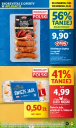 Gazetka promocyjna Lidl - GAZETKA - Gazetka - ważna od 24.03 do 24.03.2024 - strona 13 - produkty: Jaja, Olej, Kiełbasa, Kiełbasa śląska
