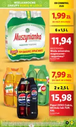 Gazetka promocyjna Lidl - GAZETKA - Gazetka - ważna od 24.03 do 24.03.2024 - strona 19 - produkty: Mus, 7up, Mirinda, Pepsi, Muszynianka, Woda mineralna, Woda, Magnez