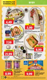 Gazetka promocyjna Lidl - GAZETKA - Gazetka - ważna od 24.03 do 24.03.2024 - strona 38 - produkty: Polędwica, Top, Stek, Paluszki rybne, Sushi, Tuńczyk, Mintaj, Dorsz