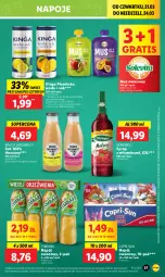 Gazetka promocyjna Lidl - GAZETKA - Gazetka - ważna od 24.03 do 24.03.2024 - strona 61 - produkty: Sok, Gra, Ananas, Napoje, Tymbark, Woda, Mango, Napój, Mięta, Herbapol