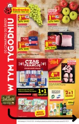 Gazetka promocyjna Biedronka - W tym tygodniu - Gazetka - ważna od 20.10 do 20.10.2021 - strona 1 - produkty: Kurczak, Pieluchy, Majtki, Dada, Szynka, Pieluchomajtki, Wino, Gala, Jabłka